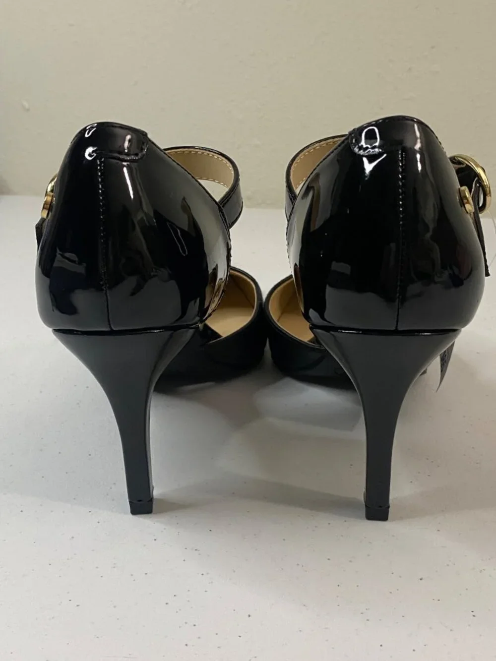 Liz Claiborne Womens Kiara Stiletto Heel Pumps, 7 Medium, Black - Picture 11 of 16